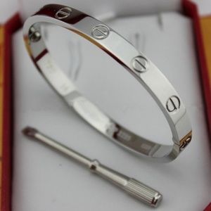 Silver Cartier Love Bracelet